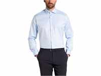 eterna Long Sleeve MODERN FIT Cover Shirt Twill Light Blue Uni SUPER Long Sleeve