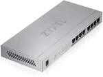 Zyxel Netzwerk PoE Switch 8 Port | Unmanaged Gigabit LAN Splitter | 8X PoE+ Gb mit