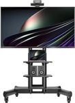 ONKRON TV St&auml;nder rollbar f&uuml;r 40-70 Zoll Fernseher, max Last 60,5 kg, mobiler TV