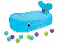 Infantino Whale bubble ball inflatable bath tub, blau