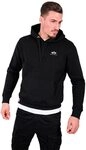 Alpha Industries Basic Hoody Small Logo Kapuzensweat f&uuml;r Herren Black