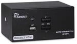 Inter-Tech KVM KVM-AS-22HA HDMI line in 4X HDMI 4X 3,5mm 3pol. Klinke 1 Power line