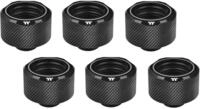 Thermaltake Pacific C-Pro G1/4 PETG OD Kompressionsfittinge (16 mm, 6er Pack) schwarz