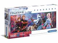 Clementoni 39544 Disney Frozen 2 – Puzzle 1000 Teile, Panorama Puzzle,