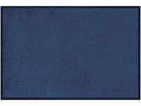 Wash+Dry Navy Fußmatte, Polyamid, blau, 40x60cm