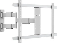 Wei&szlig;er vollbeweglicher TV Wandhalter 37-65 Zoll Flexarm Thin