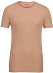OLYMP Herren T-Shirt Langarm Level.Five,Einfarbig,Body fit,Caramel 24,XL