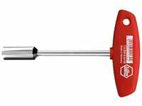 Wiha Stiftschlüssel mit Quergriff Aussenvierkant glanzvernickelt (01005) 6 mm...
