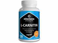 L-Carnitin hochdosiert & vegan, 680 mg reines L-Carnitin Tartrat pro Tag, 120...