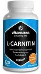 L-Carnitin hochdosiert & vegan, 680 mg reines L-Carnitin Tartrat pro Tag, 120 Kapseln