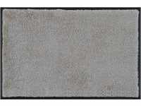 wash+dry Cool Grey Fußmatte, Polyamid, grau, 50x75cm