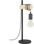 EGLO Tischlampe Townshend, 1 flammige Vintage Tischleuchte im Industrial Design,