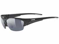 uvex Unisex – Erwachsene, blaze III Sportbrille, inkl. Wechselscheiben, black