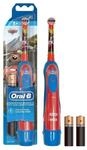 Oral-B Kinder Batterie Zahnb&uuml;rste Autos oder Disney Princess, Blau und Rot
