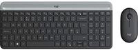 LOGITECH - EINGANGABEGER&Auml;TE Slim WRLS Tastatur Maus Combo MK470 - Graphit - CH -