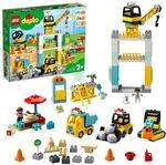 LEGO 10933 DUPLO Town Gro&szlig;e Baustelle mit Licht und Ton