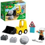LEGO 10930 DUPLO Radlader, Spielzeug-Set mit Baufahrzeug f&uuml;r Kleinkinder ab 2