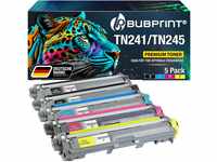 Bubprint TN241 TN245 5 Toner kompatibel als Ersatz für Brother TN-241 TN-245...