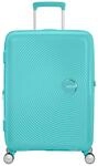 American Tourister Soundbox - Spinner M Erweiterbar Koffer, 67 cm, 71.5/81 L, Blau
