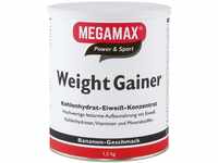 Megamax Weight Gainer Banane 1,5 kg 0,5% Fett | Vitamine, hochwertige...