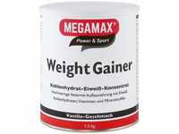 Megamax Weight Gainer Vanille 1,5 kg 0,5% Fett | Vitamine, hochwertige...