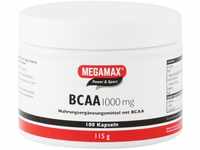 Megamax BCAA 1000 mg Branched Chain Amino Acids, verzweigtkettige Aminosäuren,...