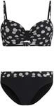 Lascana Damen Damen B&uuml;gel Bikini Set im Punkte- Design mit miederverst&auml;rktem Top