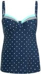 Lascana Damen B&uuml;gel-Tankini-Top | bauchbedeckend, Miederverst&auml;rkung,...