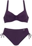 Lascana Damen B&uuml;gel-Bikini in modischen Farben, mit verstellbaren Tr&auml;gern,...