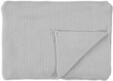 Marc O Polo Strick Dekokissen Plaid Nordic Knit Silver Plaid 130x170 cm