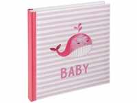 walther design Fotoalbum rosa 28 x 30,5 cm Babyalbum, Baby Sam UK-183-R