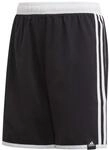 adidas Jungen 3-Streifen Badeshorts, Black, 140