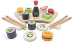 Woet&reg; Holzspielzeug Sushi Set f&uuml;r Kinder - Rollenspiel Essen mit Sushi, Sojasauce