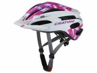 Cratoni Unisex – Erwachsene Pacer Fahrradhelm, Weiß/Pink Glanz, XS-S...