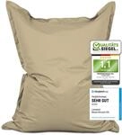 Lumaland Riesen-Sitzsack XXL 140x180 cm | Wasserfestes Indoor & Outdoor...
