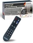SCHWAIGER Universalfernbedienung Comfort+ I Seniorenfernbedienung mit 20 Tasten...