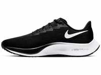 Nike Mens AIR Zoom Pegasus 37 Running Shoe, BLACK/WHITE, 41