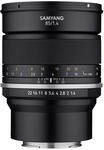 Samyang 22993 MF 85mm F1,4 MK2 Sony E &ndash; Portr&auml;t Objektiv manueller Fokus f&uuml;r