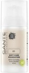SANTE Naturkosmetik Soft Care Foundation 01 Warm Linen, ideal f&uuml;r helle Hauttypen,