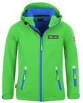 Trollkids Kids Oslofjord Jacket 128, Bright Green