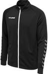 hummel, hmlAUTHENTIC POLY ZIP JACKET, BLACK/WHITE, S
