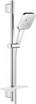 GROHE Rainshower 130 SmartActive Cube | Brausestangenset 3 Strahlarten | chrom 