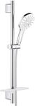 GROHE Rainshower 130 SmartActive | Brausestangenset 3 Strahlarten | moon white 