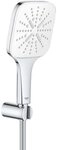 GROHE Rainshower 130 SmartActive Cube | Wandhalterset 3 Strahlarten | moon...