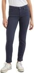 Marc O'Polo Damen Hose mit Stretch-Anteil Slim Fit, Blau (Midnight Blue), W32/L32