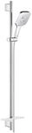 GROHE Rainshower 130 SmartActive Cube | Brausestangenset 3 Strahlarten | chrom 