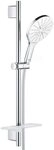 GROHE Rainshower 150 SmartActive | Brausestangenset 3 Strahlarten | moon white 