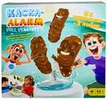 Mattel Games Kacka Alarm Spiel, Voll Verstopft, Geschicklichkeitsspiel mit Toilette