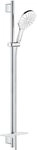 GROHE Rainshower 150 SmartActive | Brausestangenset 3 Strahlarten | moon white 