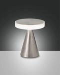 Fabas Luce LED-Tischleuchte nickel-sat. 3386-34-178